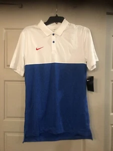 ๐ฅโ๏ธ New Nike Sideline Short Sleeve Titans Colorblock Polo Mens Small AO5439-116 - Picture 1 of 10