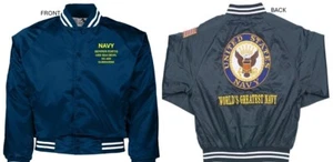 USS SEA DEVIL SS-400* SUBMARINE*EMBROIDERED SATIN JACKET OFFICIALLY LICENSED - Picture 1 of 7