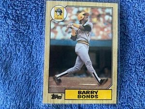 1987 TOPPS Barry Bonds  - Pittsburgh Pirates #320 ROOKIE Baseball Card *ERROR* - Picture 1 of 6