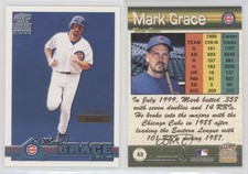 2000 Pacific Paramount Platinum Blue /67 Mark Grace #43