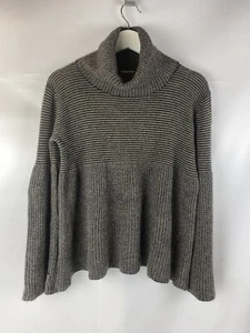 Park Vogel wool cashmere women’s Sweater size 2 , M, Peplum, Cowl Neck, Soft 1 - Picture 1 of 7