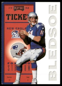 Drew Bledsoe 1998 Playoff Contenders - Ticket #47 New England Patriots - Bild 1 von 2