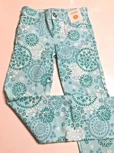 NWT Gymboree sz 8 Slim Snowflake Glamour Snowflake Twill Pants  - Picture 1 of 4
