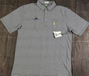 Johnnie O West Coast Prep Striped Polo Shirt Men’s XL Striped Cotton New - Picture 1 of 8
