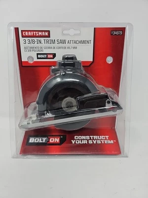 Craftsman 934979 Bolt On 3 3/8” Trim Saw Attachment 9 34979 20 Volt Max - Image 1 of 4