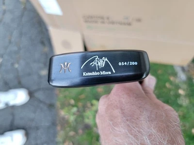 Miura Special Edition KM-008 Blade Putter Original Grip RH 35" Smoke W Headcover - Image 1 of 4