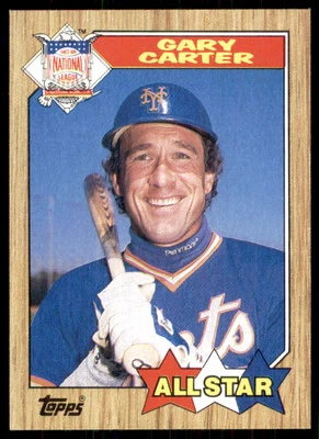 1987 Topps #602 Gary Carter New York Mets - Image 1 of 2