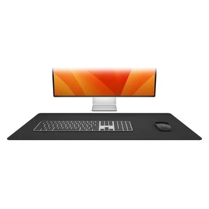 Almohadilla de escritorio grande de cuero sostenible - Alfombrilla de escritorio para computadora, superficie de tracción,... - Imagen 1 de 6