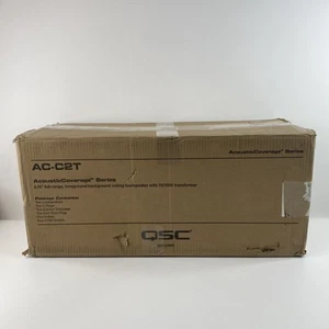QSC AC-C2T AcousticCoverage 2.75" 2-Way, Low-Profile Ceiling Loudspeaker pair - Picture 1 of 9