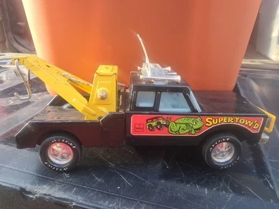 Vintage 1970s Nylint Ford Super Tow'D Wrecker Tow Truck Pressed Steel - Image 1 of 4