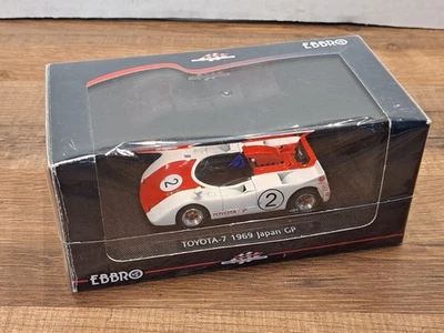 EBBRO Toyota 7 #2 GP de Japón 1969 (blanco/rojo) escala 1/43 z05  Foto 1 de 4
