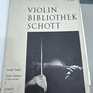 Joseph Haydn Sechs Sonaten for violin and viola - Picture 1 of 4