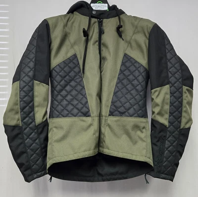 Speed & Strength Womens Minx Jacket Black/Green Small CLOSEOUT WAS $179.95 - Image 1 of 4