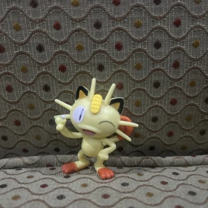 Pokémon Meowth Figure WCT Nintendo 2" Scale Figure Series - Picture 1 of 3