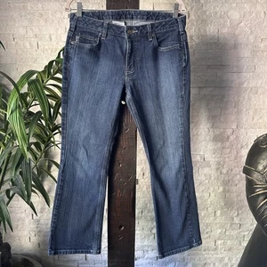 CARHARTT Curvy Fit Blue Medium Wash Denim Bootcut Jeans Medium Rise Size 6 (28) - Picture 1 of 6