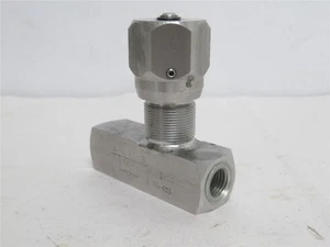 239186 New-No Box; Tognella FT 2257/5-14 Flow Control Valve; SS; 400bar; 1/4NPT - Picture 1 of 5