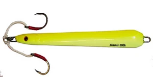 VERTICAL JIG JINKSTER GR 200 GIALLO FLUO RICCIOLA CERNIA DENTICE OCEAN TACKLE - Foto 1 di 1