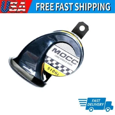 12V Black Loud Motorcycle Horn For Harley-Davidson Dyna Sportster XL1200 XL883 - Image 1 of 4