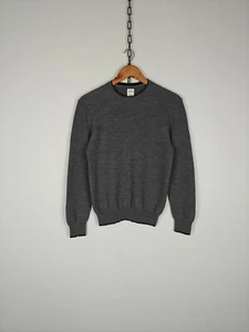 Boggi Milano Wollpullover Rundhalspullover grau Gr. M - Bild 1 von 9