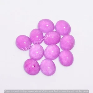 Natural Lavender Jade Oval Cabochon Jewelry Gemstone size 3X5MM TO 10X14MM - Picture 1 of 3