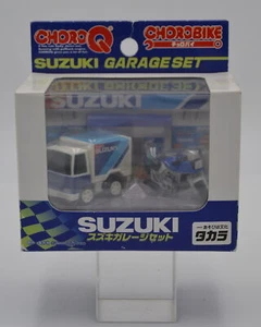 Tomytec Choro Q "Suzuki Garage Set - Suzuki Katana And Transporter" Tomy Tec - Picture 1 of 4