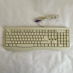 Vintage Windows Turbo Crown Keyboard PS/2 Wired Connector   - Picture 1 of 9