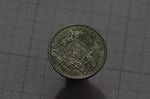 🧭 🇦🇺 FLORÍN AUSTRALIANO 1947 PLATA B65 #3461 - Imagen 1 de 2