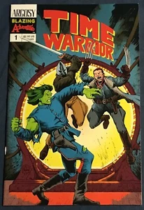 Time Warrior / Web-Man Flip fumetto Argosy 1993 come nuovo - Foto 1 di 2