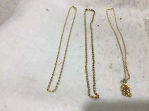 NEW Inch Of Gold 18K Plated Necklace Set Cross - Picture 1 of 9