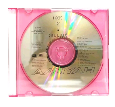 Vintage 1996 Classic Aaliyah One In A Million R&B CD Full Album & Pink Case Only Foto 1 de 4