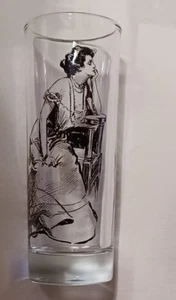 Gibson Girl retro highball vintage drinking glass cocktail drinks Charles Dana - Picture 1 of 11