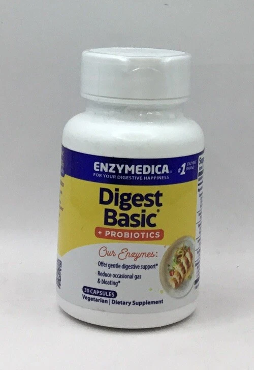 Enzymedica Digest Basic + Probióticos 30 Cápsulas Exp 1/26 Foto 1 de 1