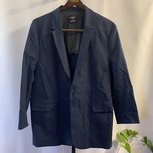Rhone Commuter Active Blazer Jacket Men’s 2XL Navy Stretch Cotton Lightweight - Picture 1 of 9