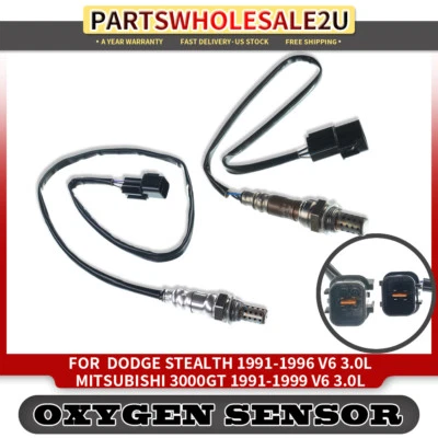 2x Sensores de oxígeno O2 aguas arriba para Mitsubishi 3000GT 1991-1999 V6 3,0 L 250-24236 Foto 1 de 4