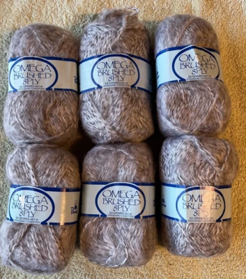 6 x PANDA OMEGA BRUSHED Yarn, 50g 100% Acrylic 8ply, Yarn Vintage, Colour #51 - image 1 of 4