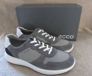 ECCO Soft 7 Runner Titan Leder Lochschuhe US 11 - 11,5M EUR 45 NWB - Bild 1 von 11