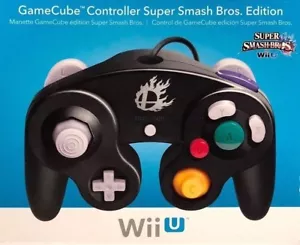 Nintendo Gamecube Controller Black Super Smash Bros Edition Great Condition - Picture 1 of 1