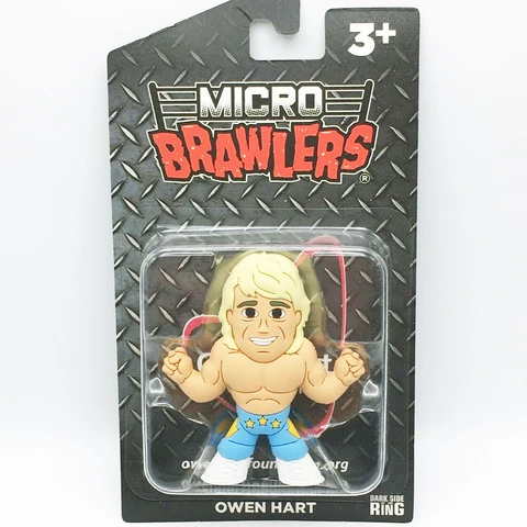 The Rocket Owen Hart Micro Brawler February 2021 Crate Exclusive Cover