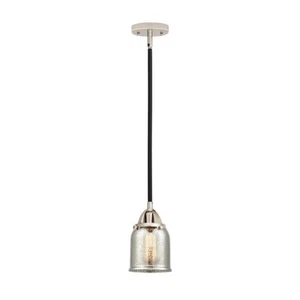 Innovations Small Bell 1 Light 5" Mini Pendant, BK PN/Mercury - 288-1S-BPN-G58 - Picture 1 of 1