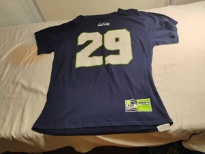 Earl Thomas lll # 29 Seattle Seahawks NFL Mens Majestic Jersey Shirt Size XL - Picture 1 of 4