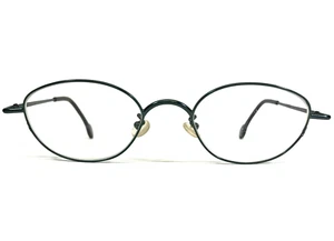 Vintage la Eyeworks Eyeglasses Frames MAUDE 418 Polished Green Round 48-20-130 - Picture 1 of 11