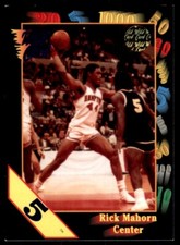 1991-92 Wild Card 1000 Stripe Rick Mahorn RC Hampton Pirates #113