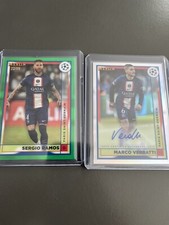 Topps Merlin Chrome 22-23 Sergio Ramos Numbered /99 Veratti Car Base PSG