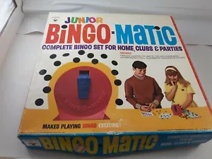 Bingo-matic Junior vintage di Transogram 1968 completo! - Foto 1 di 6