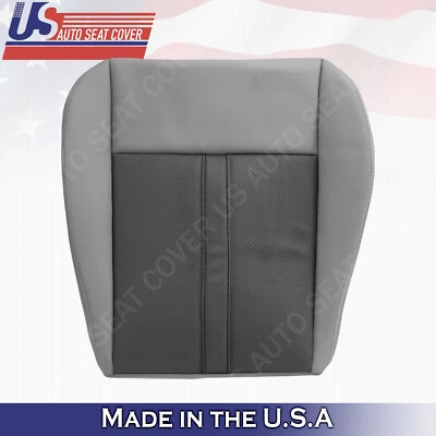 2005 2006 2007 For Jeep Grand Cherokee Passenger Bottom Leather Cover 2Tone Gray - Image 1 of 4