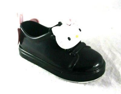 TODDLER 32613 MINI MELISSA BE+HELLO KITTY COLLABORATION 52385 BLACK SLIP ON - Image 1 of 4
