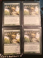 MTG 4x Herald silvantropo - 4x Treefolk Harbinger-Lorwyn
