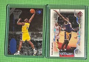 2 Cards: 1996-97 UD3 #43 Kobe Bryant RC & 1999 SP Authentic NBA2K #2K16