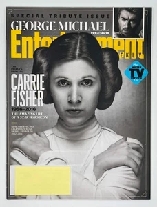 ENTERTAINMENT WEEKLY Jan 13, 2017 #1448 Carrie Fisher  Star Wars, George Michael - Picture 1 of 2