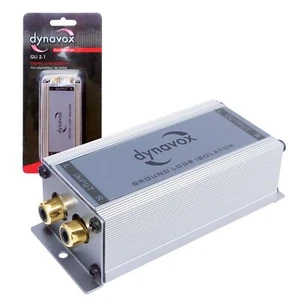 Filtro de separación de masa Dynavox GLI 2.1, filtro antiinterferencias, transformador de separación contra zumbido - Imagen 1 de 4